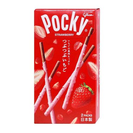 GLICO Pocky Strawberry【固力果】百奇士多啤梨餅乾條 51g