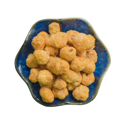 TSUI HEUNG Three Cheese Peanuts in Shrimp Roe Style 70g【趣香蝦子花生1949】三重芝士味蝦子花生 70g (小)