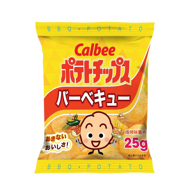 CALBEE Potato Chips Bbq 25g【卡樂B】燒烤味薯片 25g