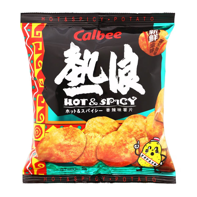 CALBEE Potato Chips Hot & Spicy 25g【卡樂B】熱浪香辣味薯片 25g