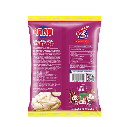 BRILLIANT Indonesian Shrimp Chips Seaweed Flavour【明輝】紫菜味蝦片 40g