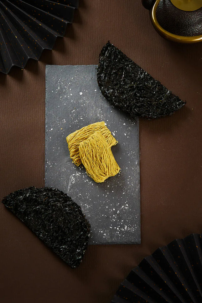WING LOK Seaweed Noodle 12pc (Thin)【永樂粉麵廠】極上紫菜麵 (12隻裝) 幼麵