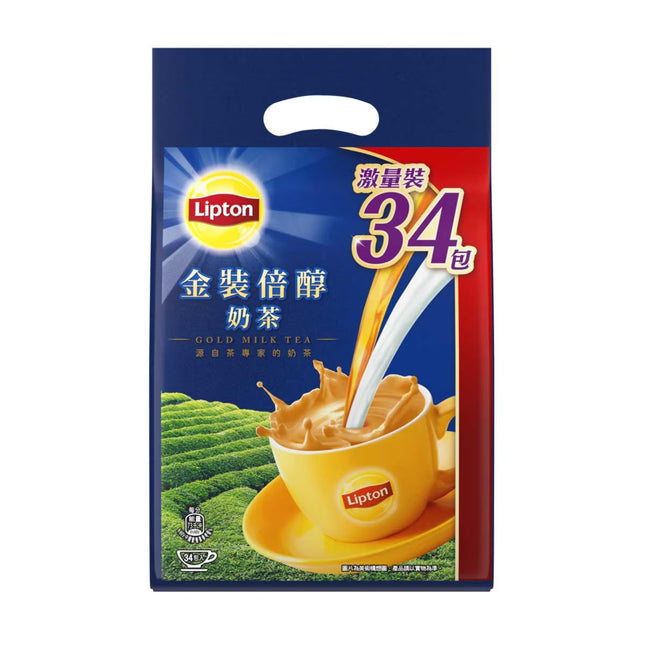 LIPTON Gold Milk Tea 34PC【立頓】金裝倍醇奶茶 34片 (包裝隨機)