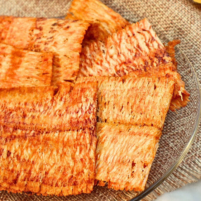 TSUI HEUNG Thai Spicy Accordion Squid Slices 40g【趣香蝦子花生1949】泰國香辣風琴魷魚片 40g