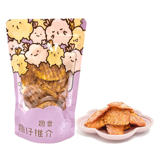 TSUI HEUNG Thai Dried Squid Slices 45g【趣香蝦子花生1949】泰國風琴魷魚片 45g