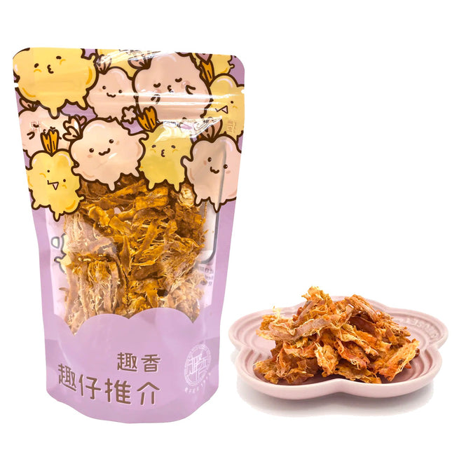 TSUI HEUNG Thai Accordion Squid Strips 45g【趣香蝦子花生1949】泰國風琴魷魚絲 45g