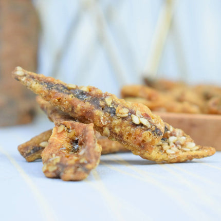 TSUI HEUNG Thai Fried Sesame Small Fish 60g【趣香蝦子花生1949】泰國鮮炸辣味芝麻魚仔 60g