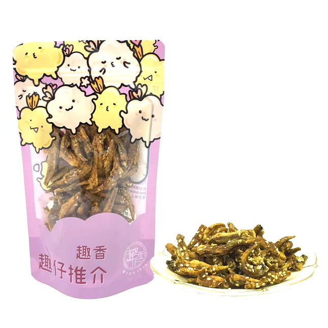 TSUI HEUNG Thai Fried Sesame Small Fish 60g【趣香蝦子花生1949】泰國鮮炸辣味芝麻魚仔 60g