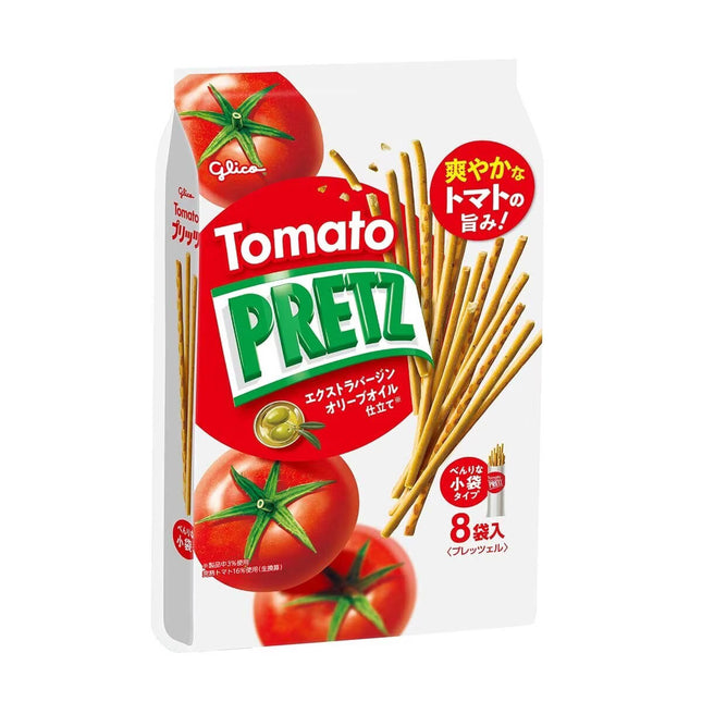 GLICO Pretz Tomato Biscuit Stick 8 Bags【固力果】蕃茄百力滋餅乾條8包 110g