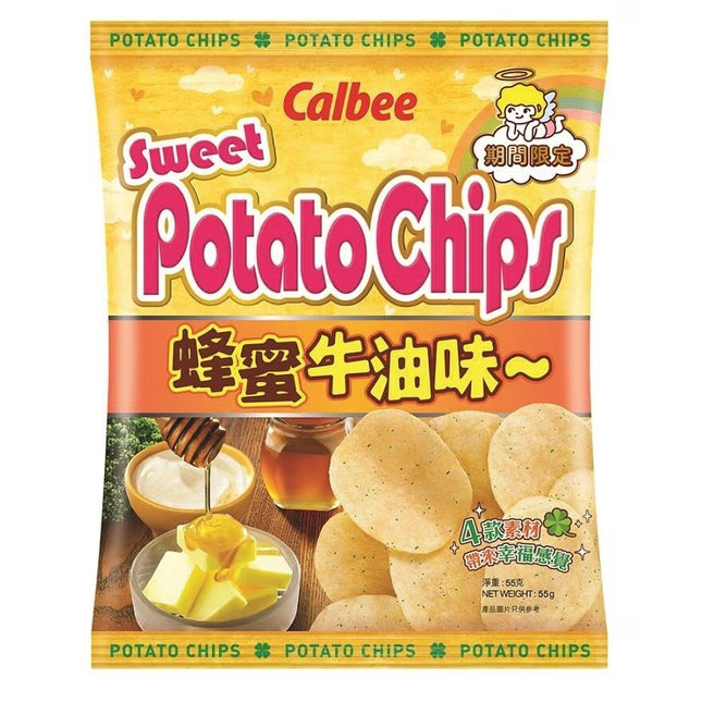 CALBEE Potato Chips Honey Butter 55g【卡樂B】蜂蜜牛油味薯片 55g