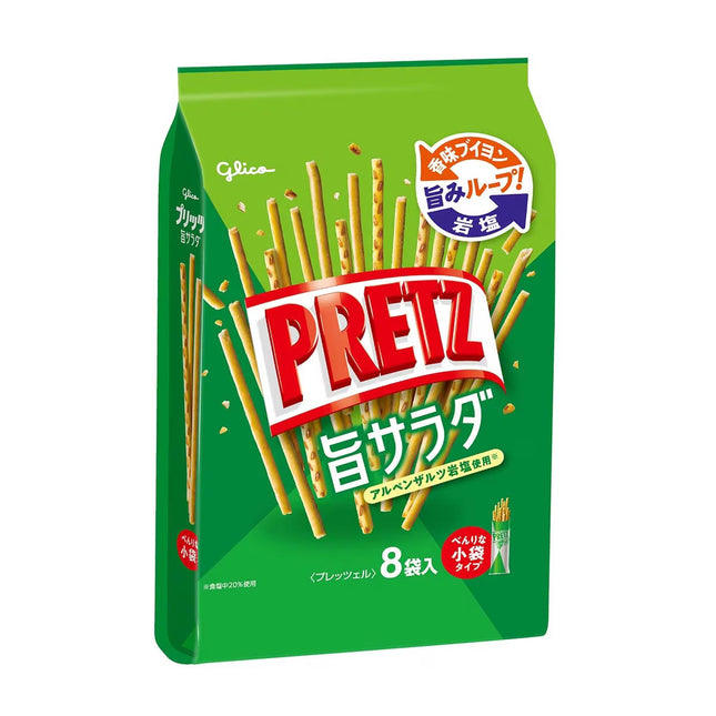 GLICO Biscuit Sticks (family Pack) Salad Flavor【固力果】沙律百力滋餅乾條8包 118g