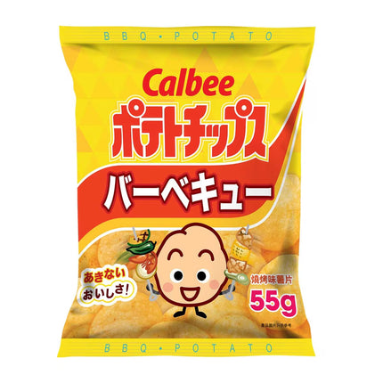 CALBEE Potato Chips Bbq 55g【卡樂B】燒烤味薯片 55g