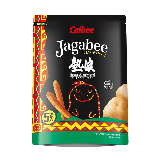 CALBEE Jagabee Potato Stick Hot & Spicy 85g【卡樂B】宅卡B薯條熱浪香辣味 85g