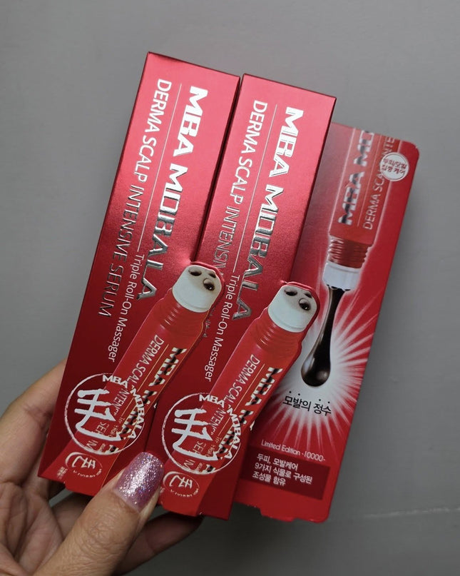 【MBA 】韓國 DAYCELL MBA 魚腥草頭皮修護滋養液 MBA 生髮滾珠紅色限量款