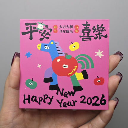 馬年利是封 (Happy New Year 2026) 方形 8.8 x 8.8cm (每套6款)