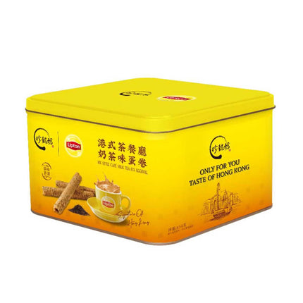 JANEE ROYALE Lipton HK Style Cafe Milk Tea Eggroll 【珍懿坊】立頓港式奶茶味蛋卷 454g