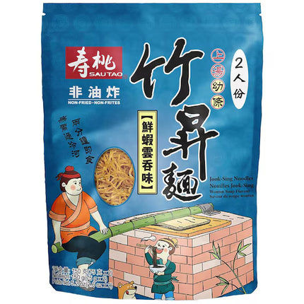 【壽桃牌】竹昇麵鮮蝦雲吞味 150g (75g x 2)
